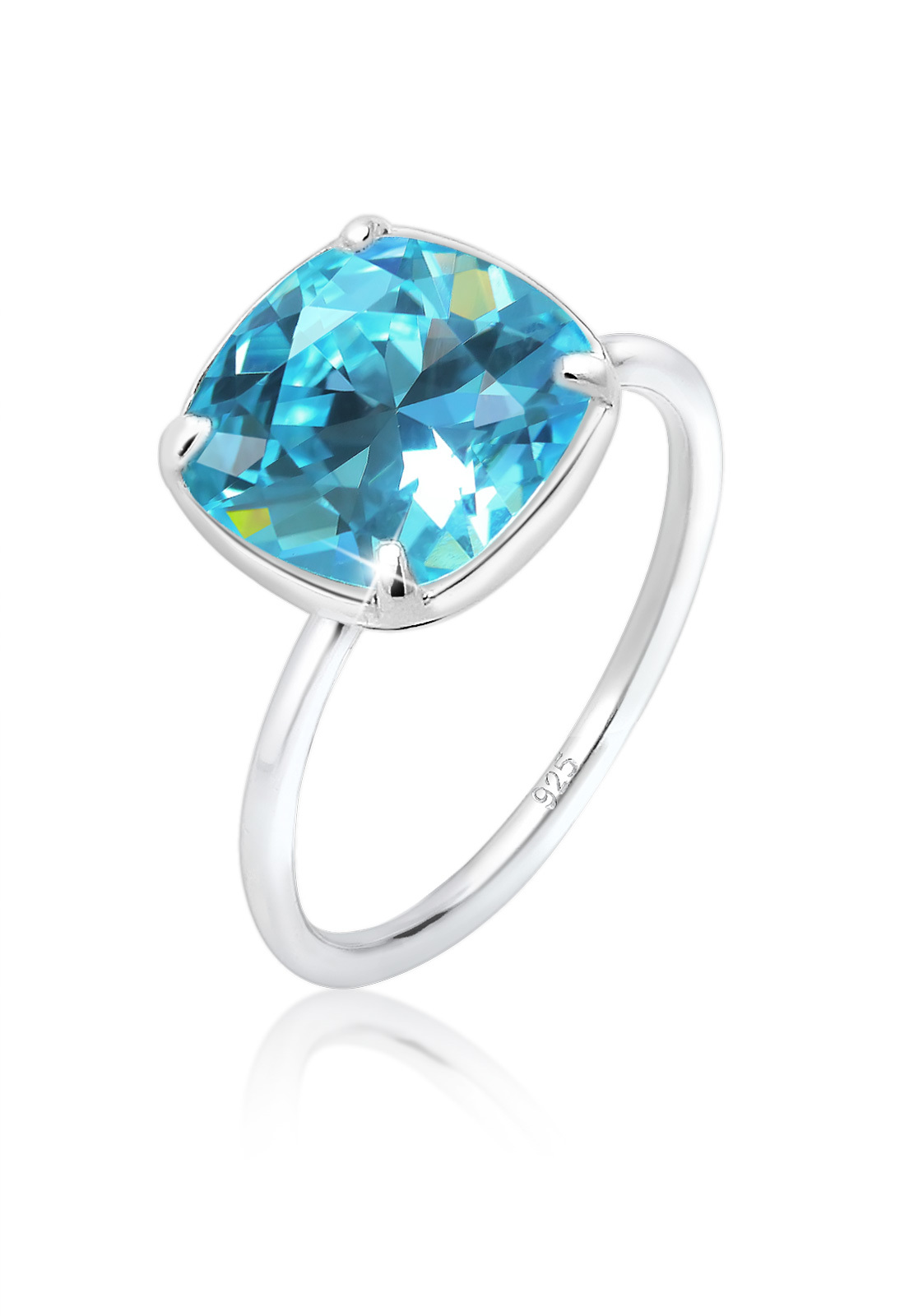 Ring | Kristall ( Hellblau ) | 925er Sterling Silber