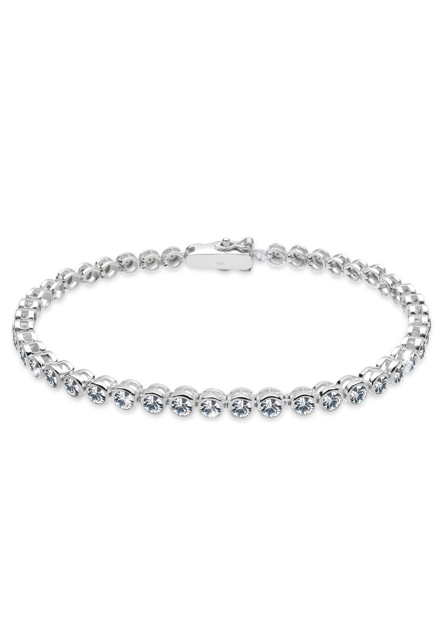Tennisarmband | Kristall ( Weiß ) | 925er Sterling Silber
