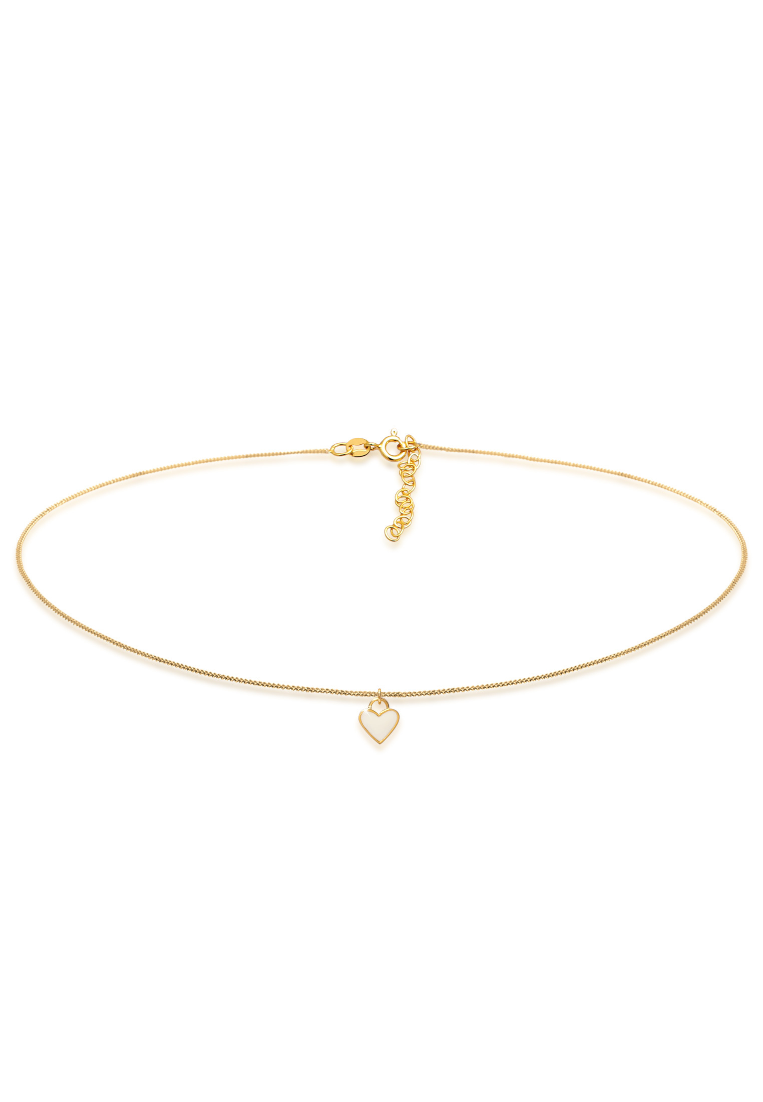 Choker Herz | Emaille | 925er Sterling Silber