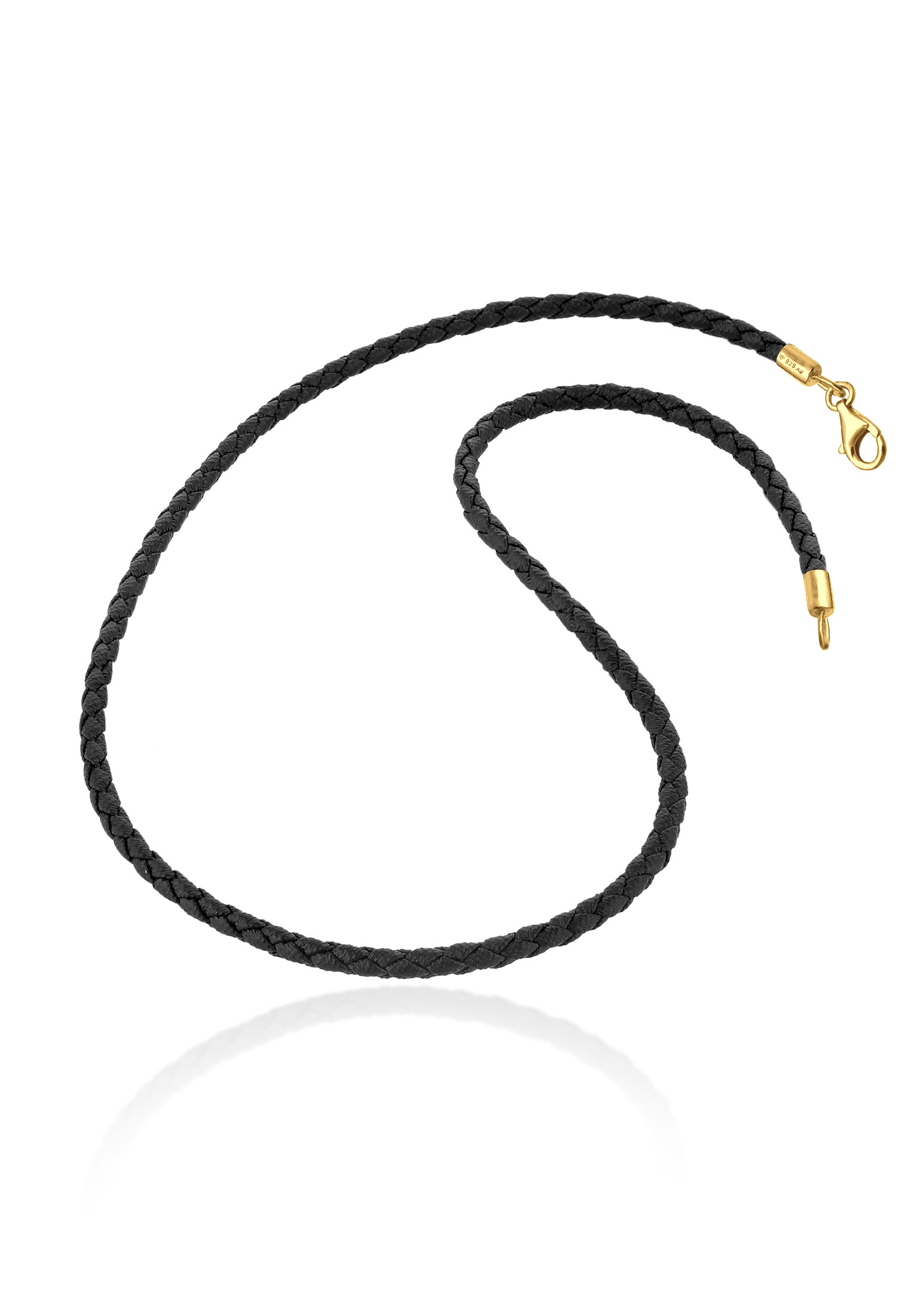 Halskette | Kunstleder | 925er Sterling Silber