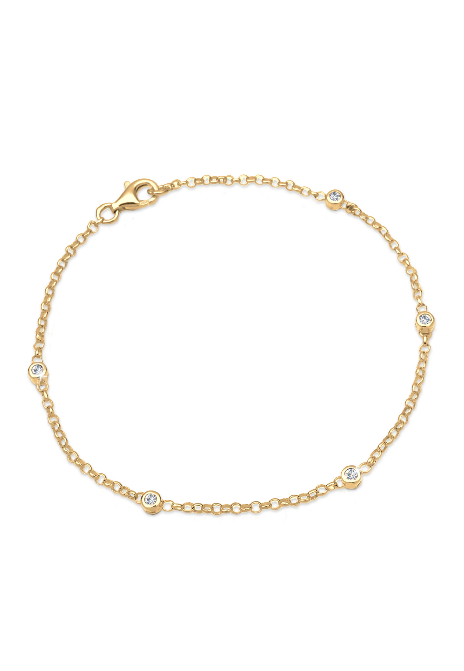 Armband | Kristall ( Weiß ) | 925er Sterling Silber