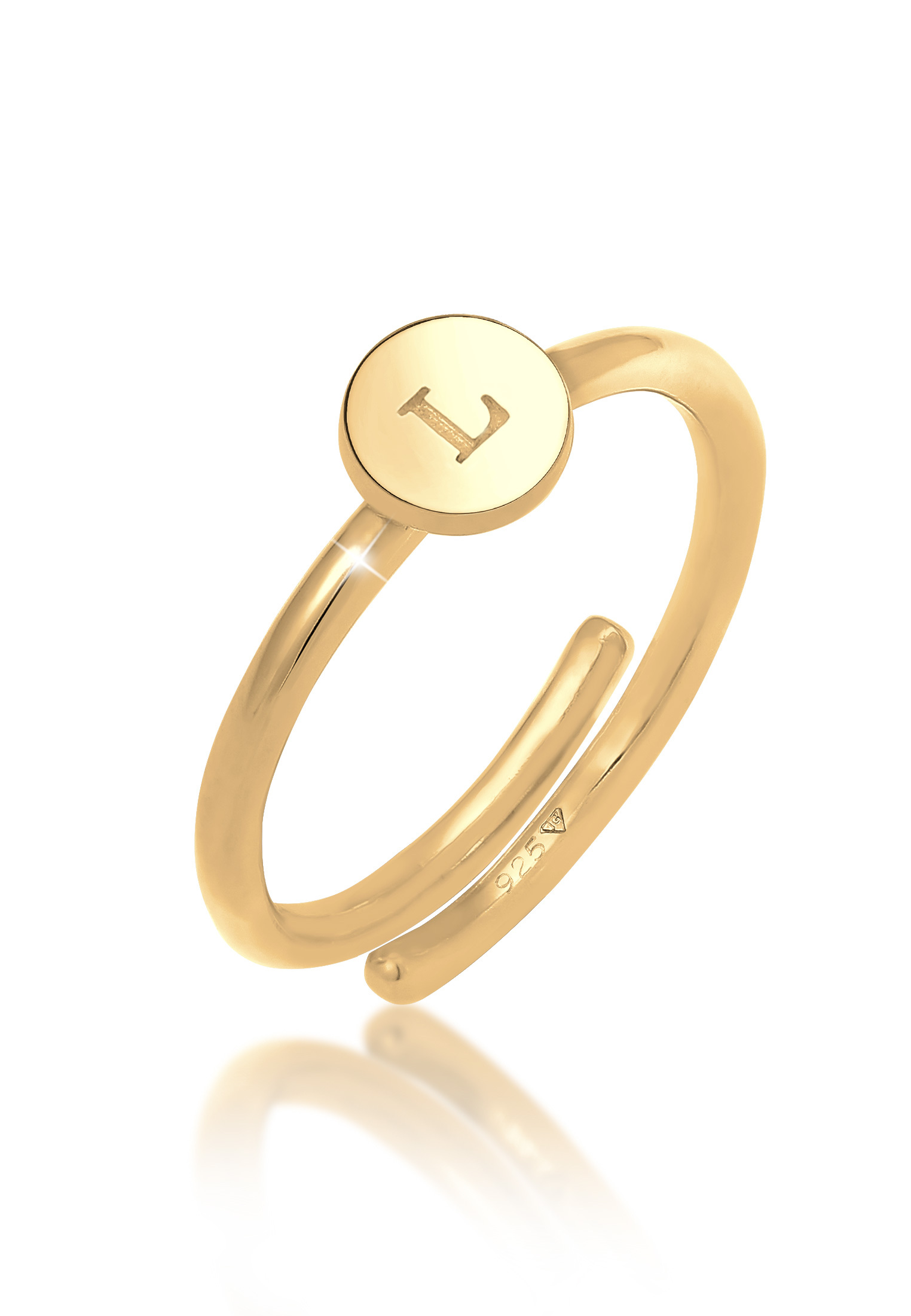Ring Buchstabe | 925er Sterling Silber