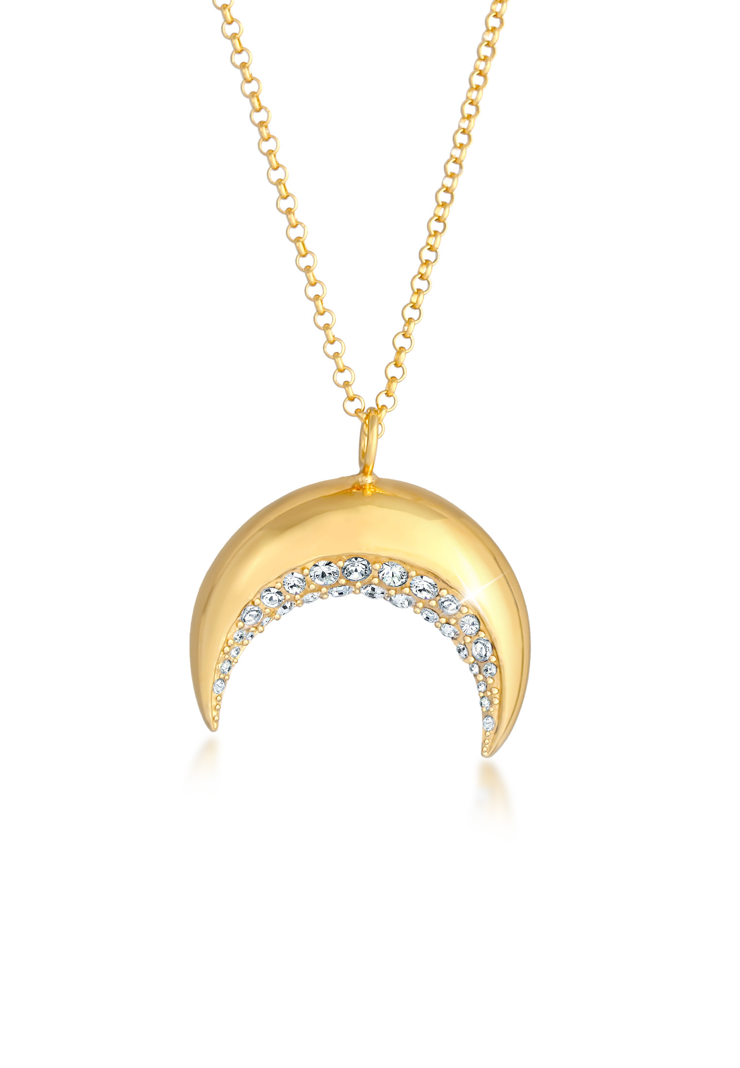 Halskette Astro | Kristall ( Weiß ) | 925er Sterling Silber