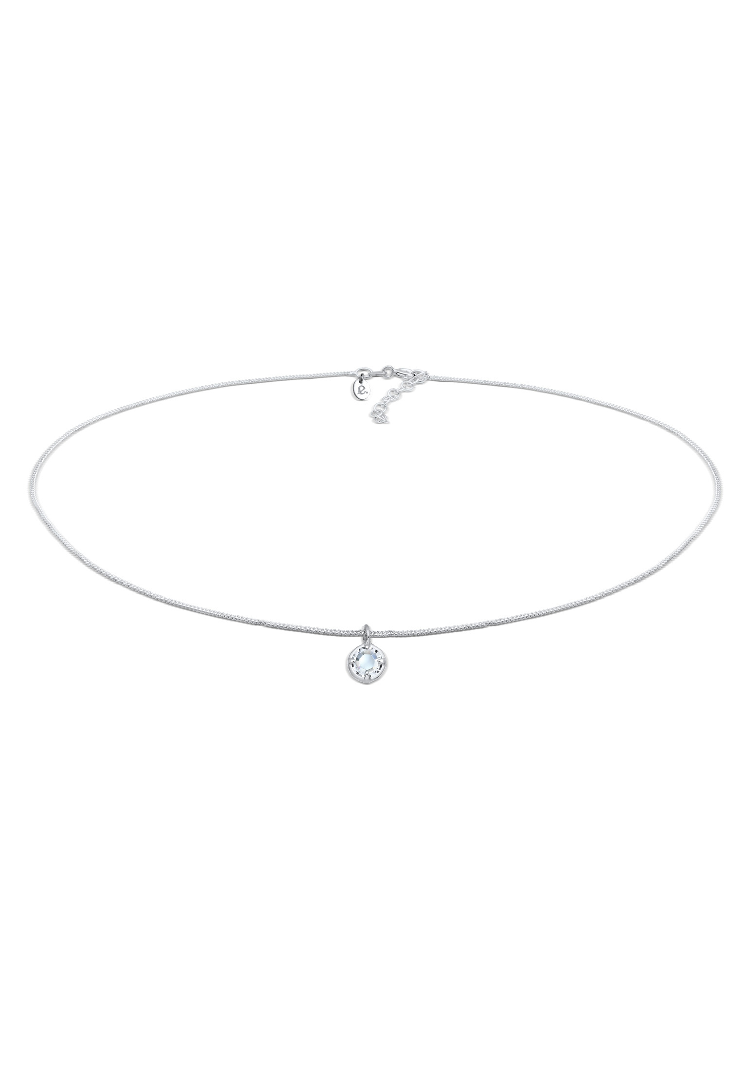 Choker | Kristall ( Weiß ) | 925er Sterling Silber