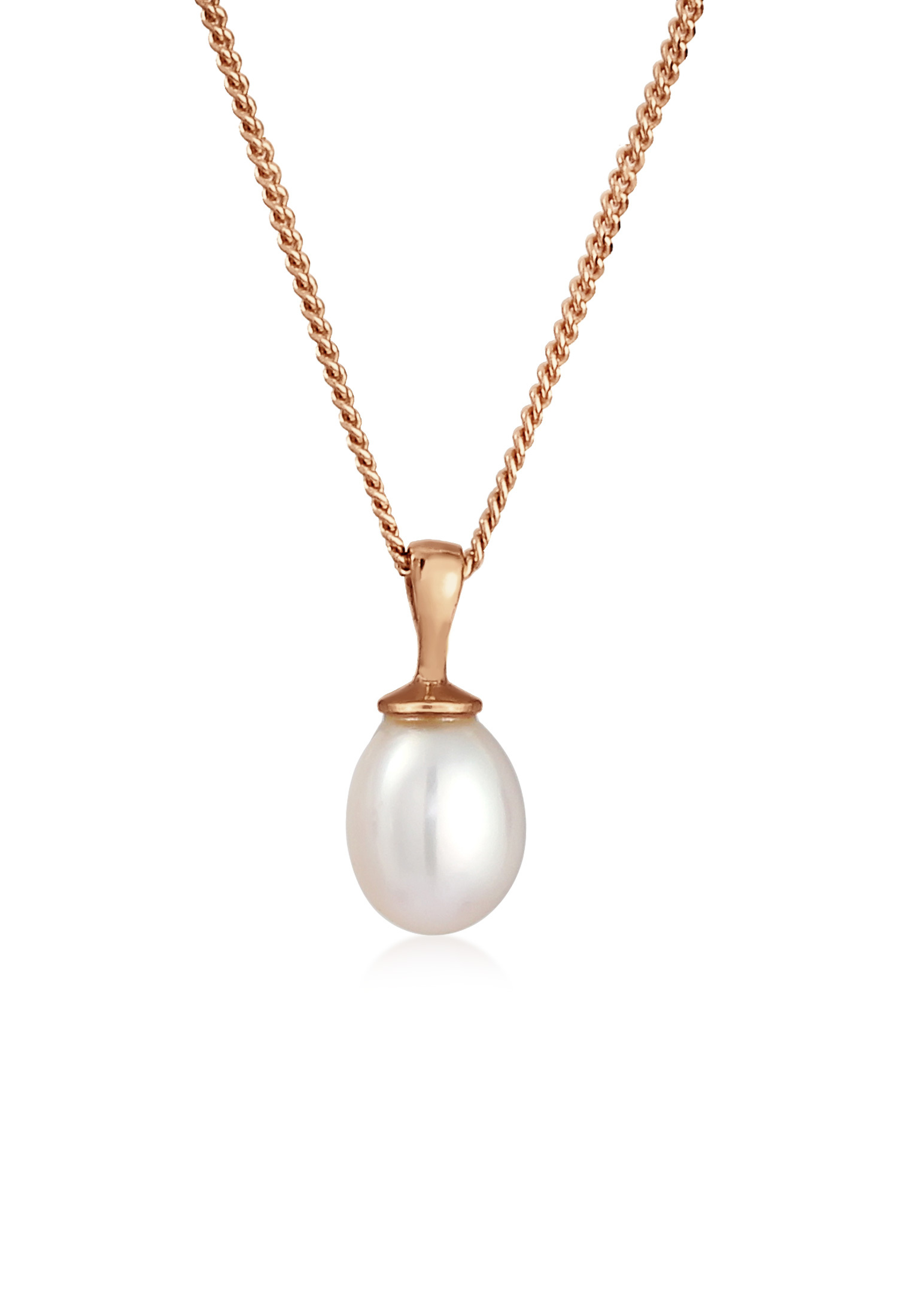 Halskette | Süßwasserperle | 925 Sterling Silber vergoldet