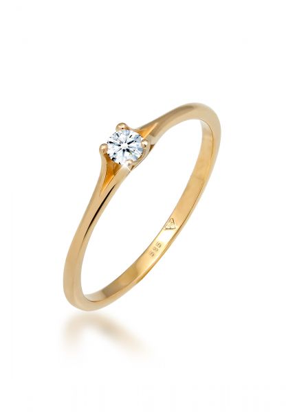 Diamore Ring Verlobung Vintage Diamant 0 06 Ct 585 Gelbgold Verlobungsringe Ringe Damen Julie Grace