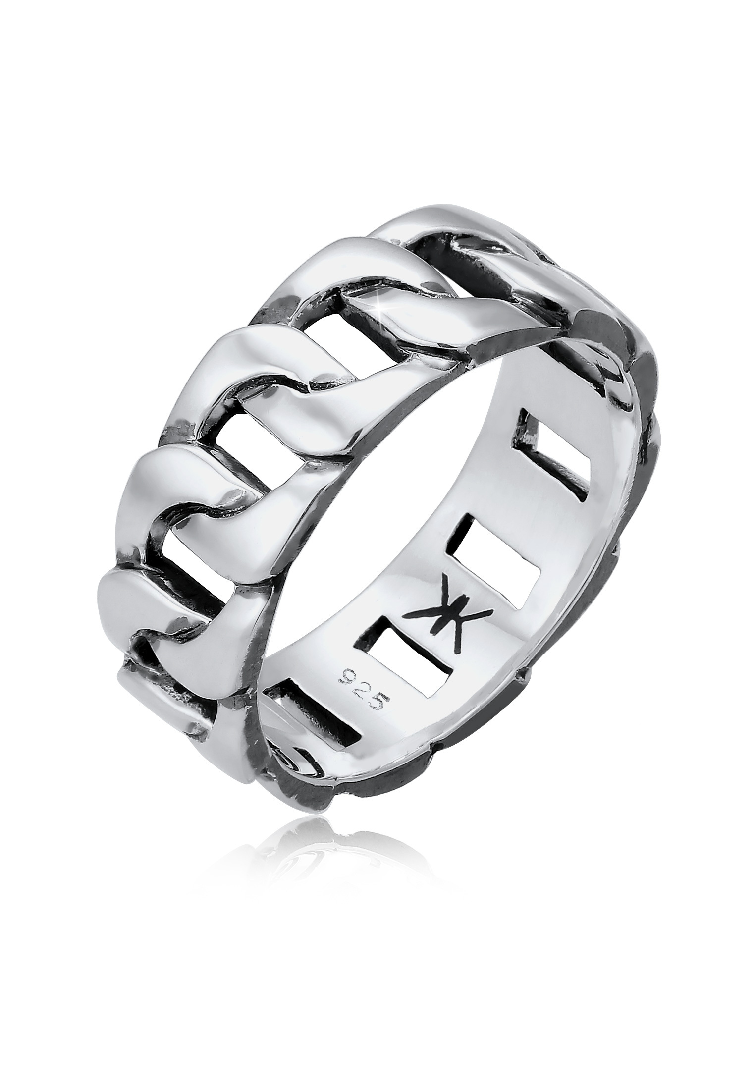 Bandring Chunky Chain | 925er Sterling Silber